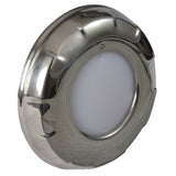 Lumitec Aurora - LED Dome Light - Polished SS Finish - 2-Color White/Red Dimming [101139]
