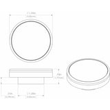 Lumitec Halo Flush Mount Down Light Spectrum RGBW - White Housing [112827]