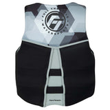 Full Throttle Mens Rapid-Dry Flex-Back Life Jacket - XL - Black/Grey [142500-701-050-22]