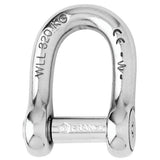 Wichard Self-Locking Allen Head Pin D Shackle - 6mm Diameter - 1/4" [1303W]